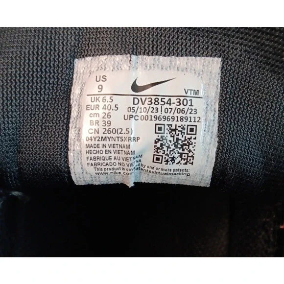 Nike Air Zoom Pegasus 40 Women’s Size 9 Pink Green White Running Shoes - Picture 15 of 16